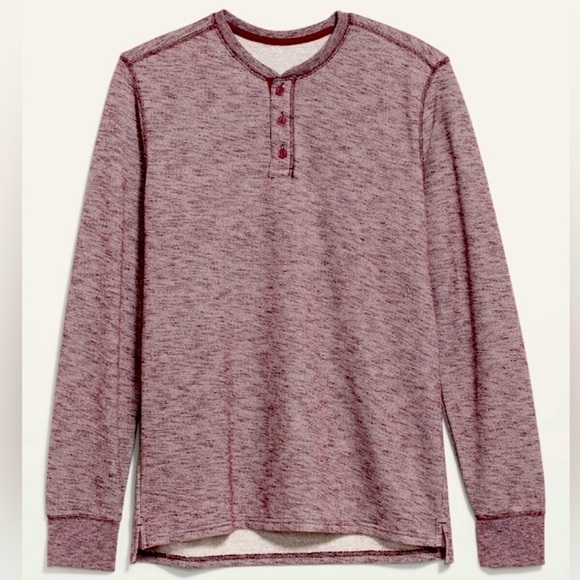 Old Navy Other - NWOT! Men's Cozy Soft-Brushed Long-Sleeve Henley Sweatshirt